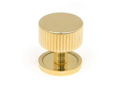 From The Anvil Polished Brass Judd Cabinet Knob - 32mm (Plain)