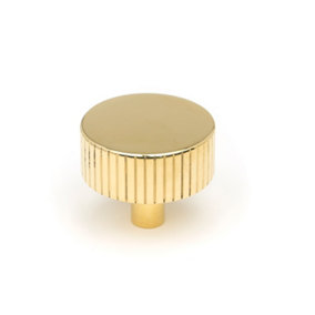From The Anvil Polished Brass Judd Cabinet Knob - 38mm (No Rose)