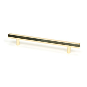 From The Anvil Polished Brass Kahlo Pull Handle - Medium