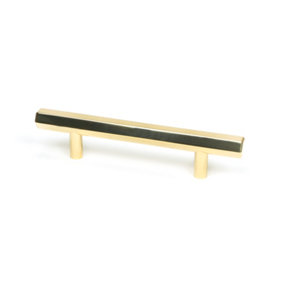 From The Anvil Polished Brass Kahlo Pull Handle - Small
