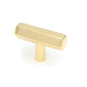 From The Anvil Polished Brass Kahlo T-Bar