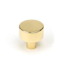 From The Anvil Polished Brass Kelso Cabinet Knob - 25mm (No Rose)