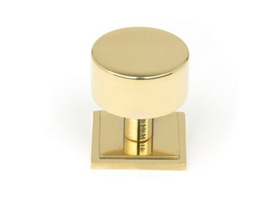 From The Anvil Polished Brass Kelso Cabinet Knob - 32mm (Square)