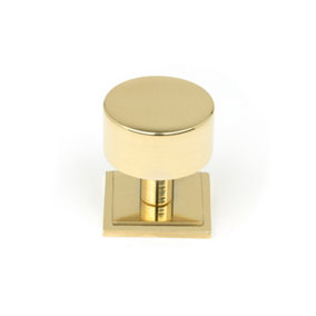 From The Anvil Polished Brass Kelso Cabinet Knob - 32mm (Square)