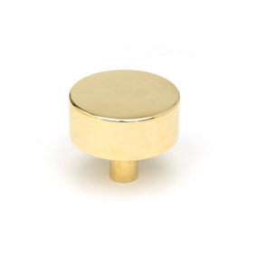 From The Anvil Polished Brass Kelso Cabinet Knob - 38mm (No Rose)
