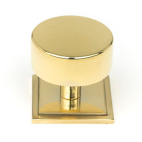 From The Anvil Polished Brass Kelso Cabinet Knob - 38mm (Square)