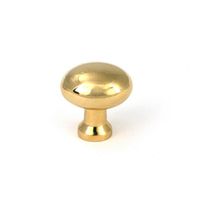 From The Anvil Polished Brass Moore Cabinet Knob - 25mm