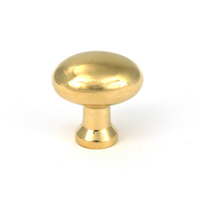 From The Anvil Polished Brass Moore Cabinet Knob - 32mm