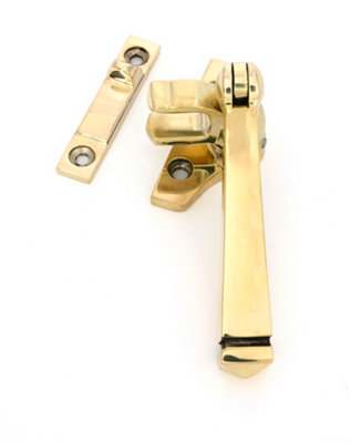 From The Anvil Polished Brass Night-Vent Locking Avon Fastener (Steel Window)