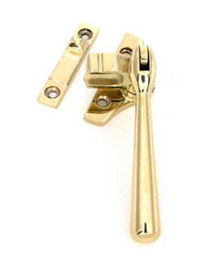 From The Anvil Polished Brass Night-Vent Locking Newbury Fastener (Steel Window)