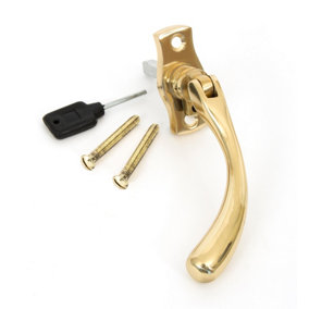 From The Anvil Polished Brass Peardrop Espag - LH