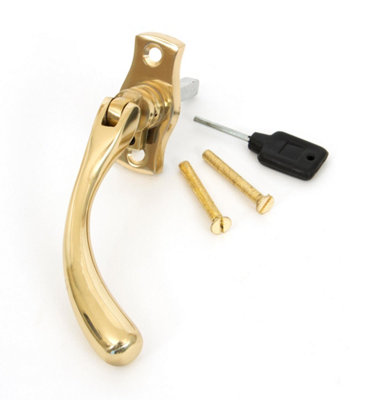 From The Anvil Polished Brass Peardrop Espag - RH