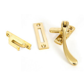 From The Anvil Polished Brass Peardrop Fastener