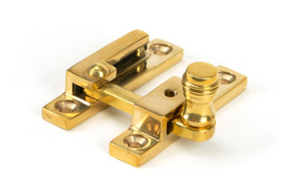 From The Anvil Polished Brass Prestbury Quadrant Fastener - Narrow