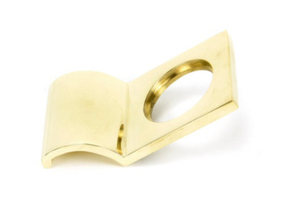 From The Anvil Polished Brass Rim Cylinder Pull