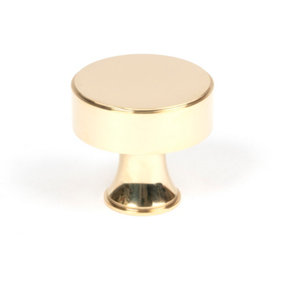 From The Anvil Polished Brass Scully Cabinet Knob - 38mm