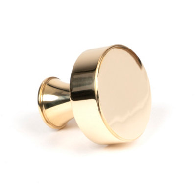 From The Anvil Polished Brass Scully Cabinet Knob - 38mm