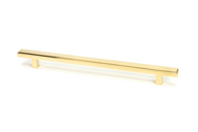 From The Anvil Polished Brass Scully Pull Handle - Large