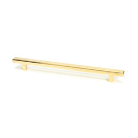 From The Anvil Polished Brass Scully Pull Handle - Large