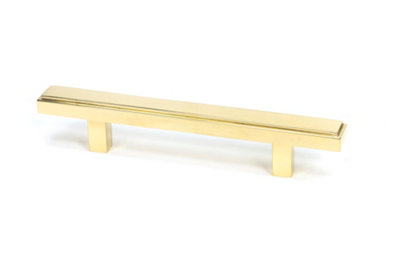 From The Anvil Polished Brass Scully Pull Handle - Small