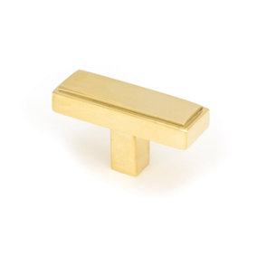 From The Anvil Polished Brass Scully T-Bar