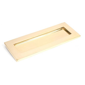 From The Anvil Polished Brass Small Letter Plate