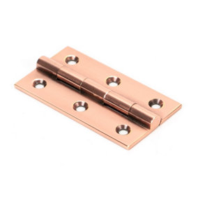 From The Anvil Polished Bronze 2.5 Inch Butt Hinge (pair)