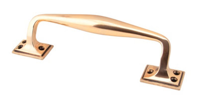 From The Anvil Polished Bronze 230mm Art Deco Pull Handle