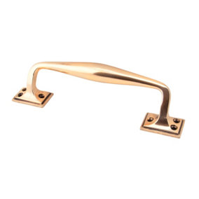 From The Anvil Polished Bronze 230mm Art Deco Pull Handle