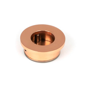 From The Anvil Polished Bronze 34mm Round Finger Edge Pull