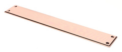 From The Anvil Polished Bronze 425mm Art Deco Fingerplate