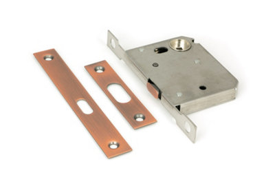 From The Anvil Polished Bronze 50mm Sliding Door Lock