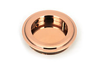 From The Anvil Polished Bronze 60mm Art Deco Round Pull