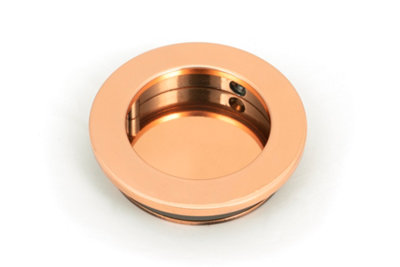 From The Anvil Polished Bronze 60mm Plain Round Pull
