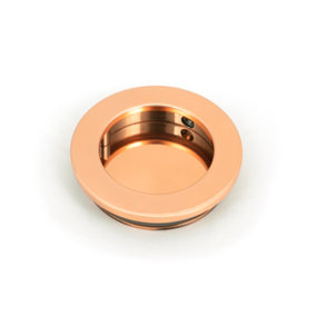 From The Anvil Polished Bronze 60mm Plain Round Pull