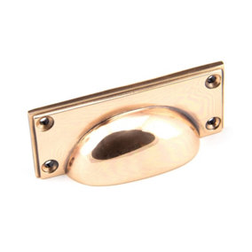 From The Anvil Polished Bronze Art Deco Drawer Pull