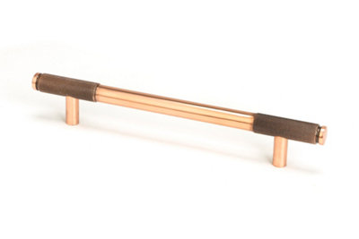 From The Anvil Polished Bronze Half Brompton Pull Handle - Medium