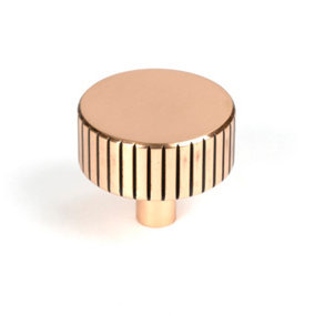 From The Anvil Polished Bronze Judd Cabinet Knob - 38mm (No rose)