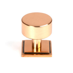 From The Anvil Polished Bronze Kelso Cabinet Knob - 32mm (Square)