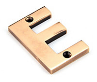 From The Anvil Polished Bronze Letter E