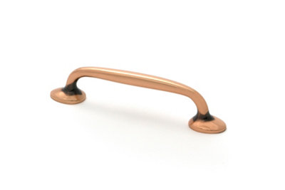 From The Anvil Polished Bronze Moore Pull Handle - Small