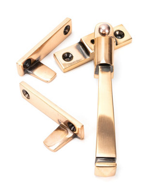 From The Anvil Polished Bronze Night-Vent Locking Avon Fastener