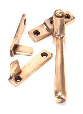 From The Anvil Polished Bronze Night-Vent Locking Newbury Fastener