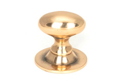 From The Anvil Polished Bronze Oval Cabinet Knob 33mm