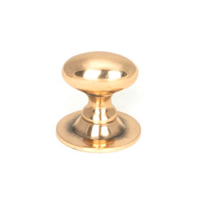 From The Anvil Polished Bronze Oval Cabinet Knob 33mm