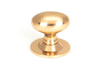 From The Anvil Polished Bronze Oval Cabinet Knob 40mm