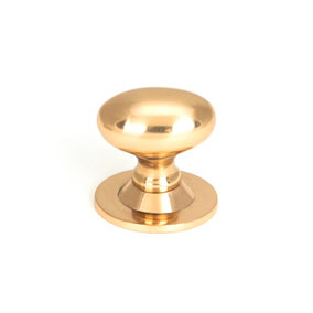 From The Anvil Polished Bronze Oval Cabinet Knob 40mm