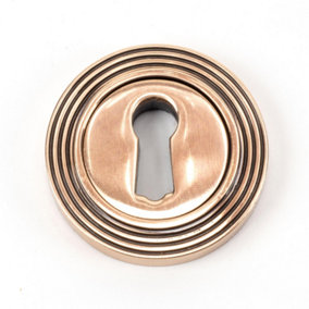 From The Anvil Polished Bronze Round Escutcheon (Beehive)
