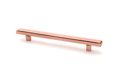 From The Anvil Polished Bronze Scully Pull Handle - Medium