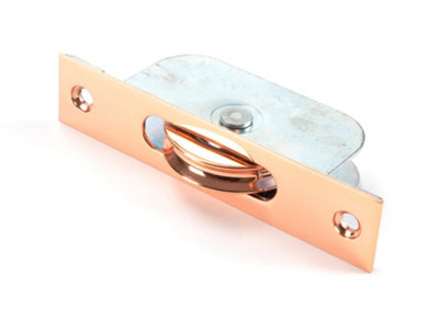 From The Anvil Polished Bronze Square Ended Sash Pulley 75kg
